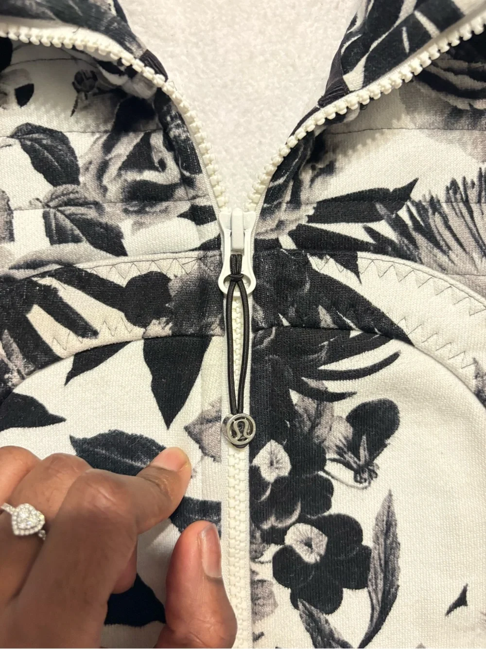 Lululemon floral scuba jacket
